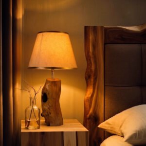 Rustic Driftwood Table Lamp